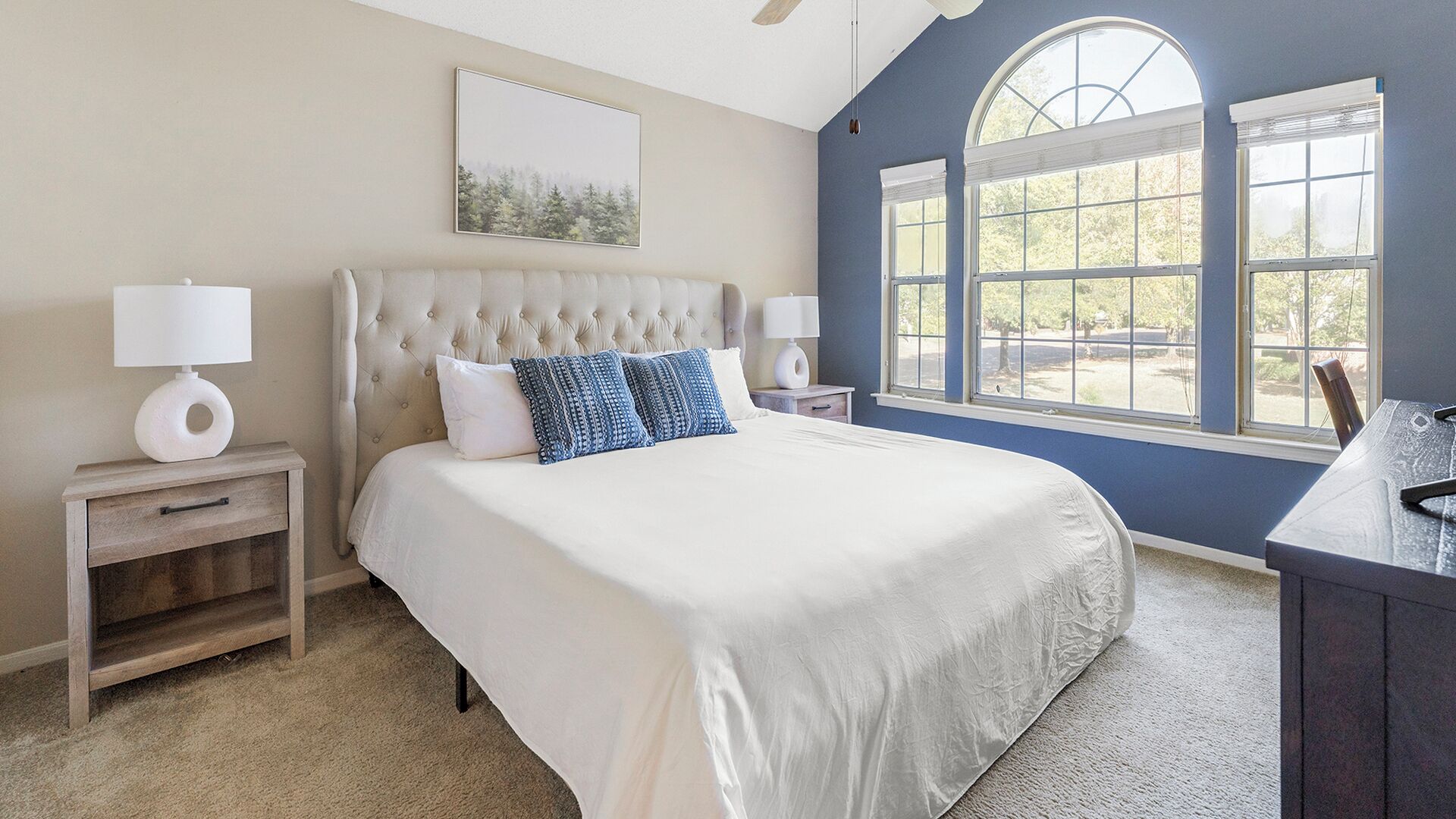 3 bedrooms, desk, iron/ironing board, WiFi