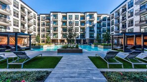 Pool - Landing | Incredible 2BD, Game Room, Gym (Houston)