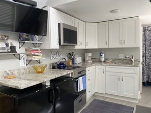 Fridge, microwave, oven, stovetop - Waterfront Condo in the Heart of Provincetown RPSH011 (Provincetown)