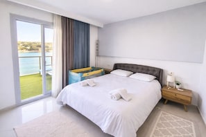 Elite Apartment, 2 Bedrooms, Pool View, Poolside | Egyptian cotton sheets, premium bedding, individually decorated - Lavender Residence Kusadasi (Kusadasi)