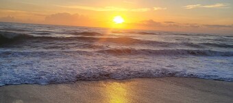 RV Site in Outdoor Resorts of Melbourne Beach just steps away from the ocean.