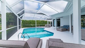 A heated pool - Luxury Golf-View Oasis with Heated Pool & Quiet Marco Island Location (Marco Island)