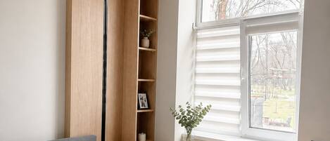 Desk, iron/ironing board, free WiFi, bed sheets