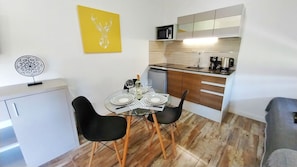 Gallery-Apartment, barrierefrei, Erdgeschoss | Eigene Küche