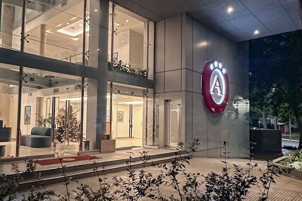 Voorkant van accommodatie