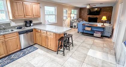 Private 4 bedroom house near the beach with pool, hot tub, fire pit, game room.