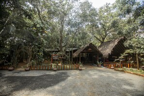 Fassade der Unterkunft