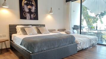 1 bedroom, travel crib, free WiFi, bed sheets