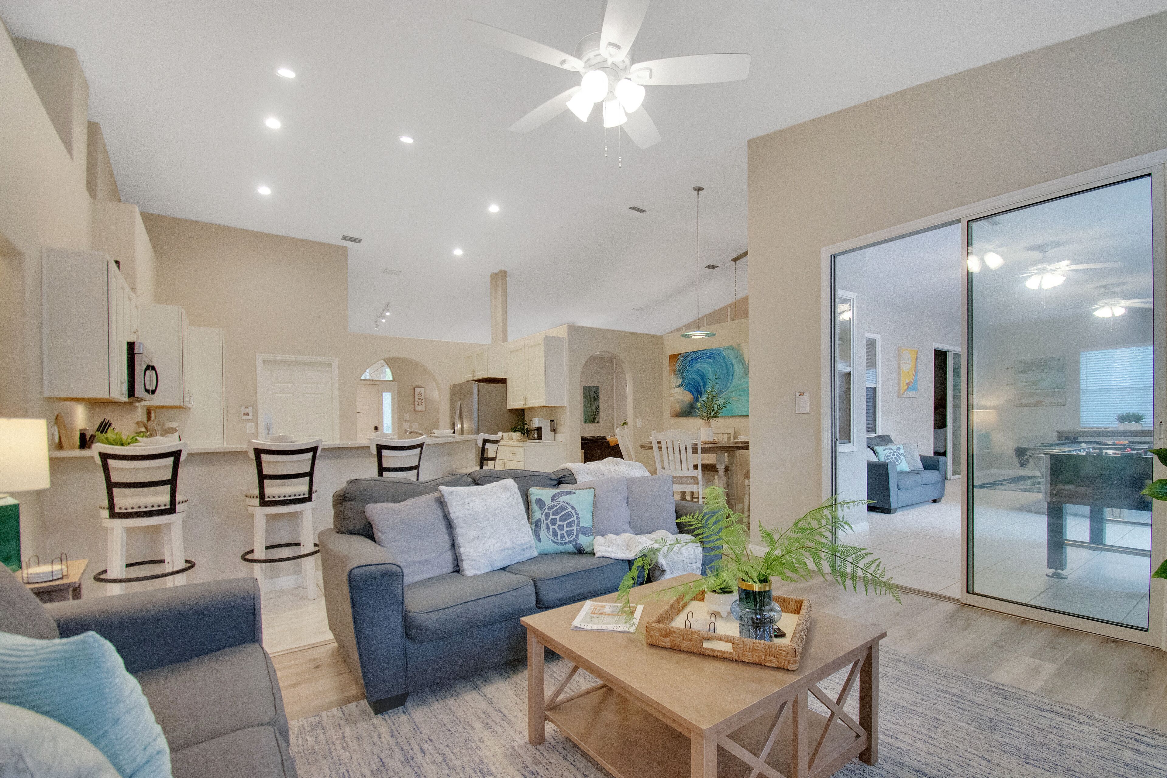 Smart-tv, bordsfotboll och printers