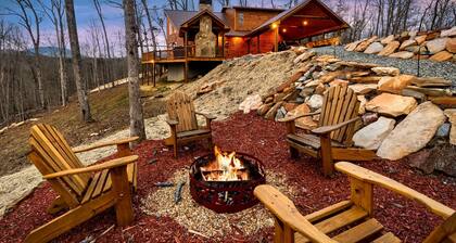 Spring Break - Outdoor Fireplace * Mountain Views * Hot Tub * End Road Privacy