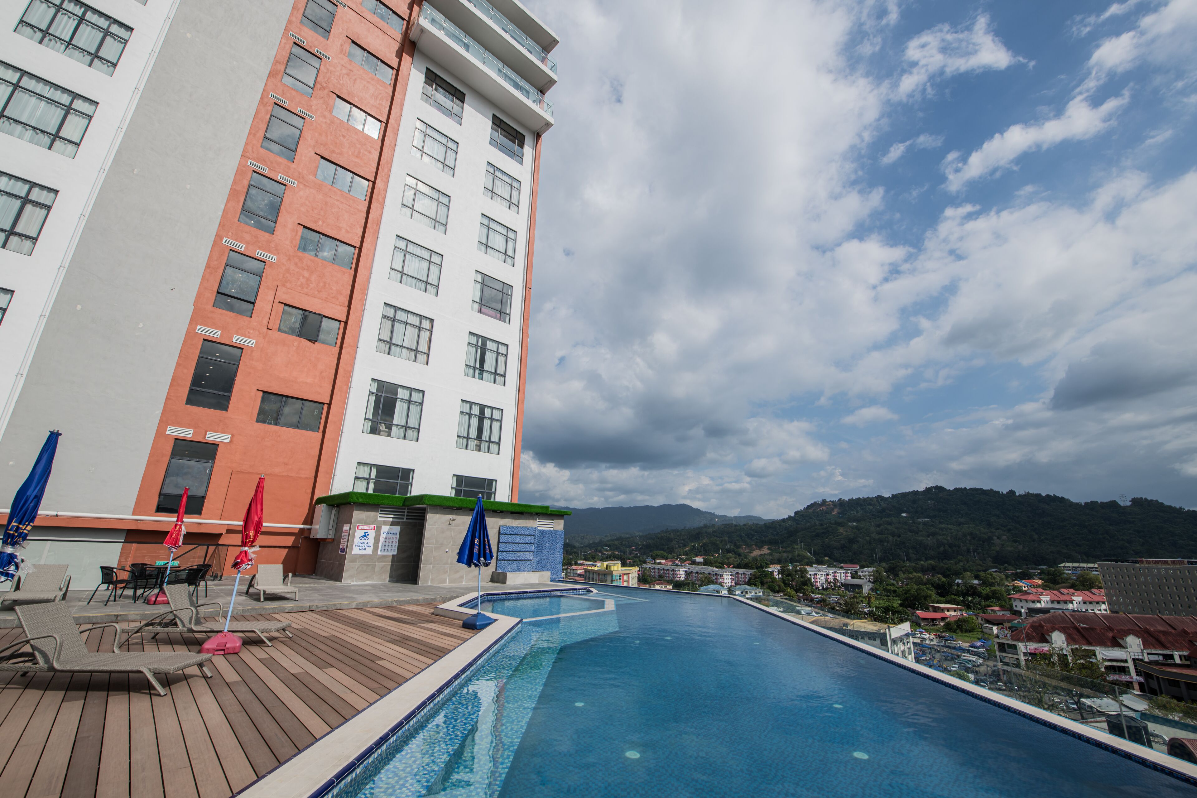 Alberca al aire libre 