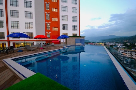 Outdoor pool. Grand InHotel Kota Kinabalu