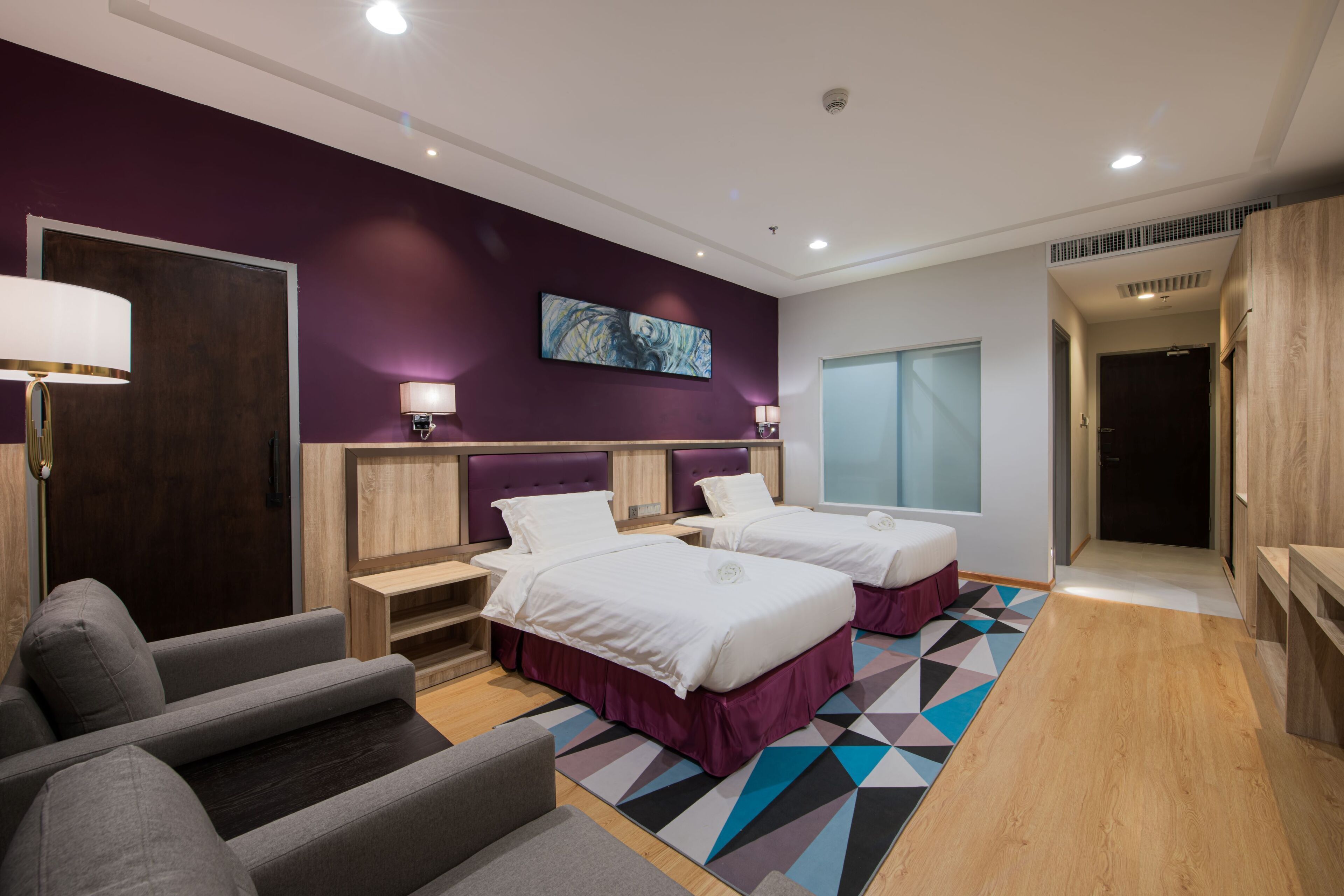 In-room safe, individually furnished, desk, laptop workspace