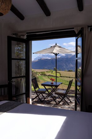 Exclusive Double Room, 1 Double Bed, Mobility Accessible, Garden View | Terrace/patio