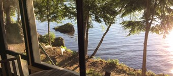 Lakefront Cottage with AC Near Bar Harbor on 8 acres