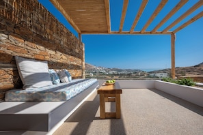 Premium Apartment, 2 Bedrooms, Private Pool | Terrace/patio - Calma Ios (Ios)
