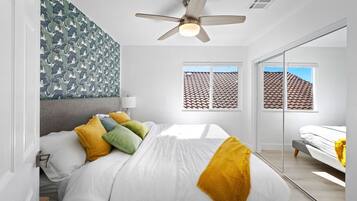 4 habitaciones, escritorio, tabla de planchar con plancha y wifi gratis