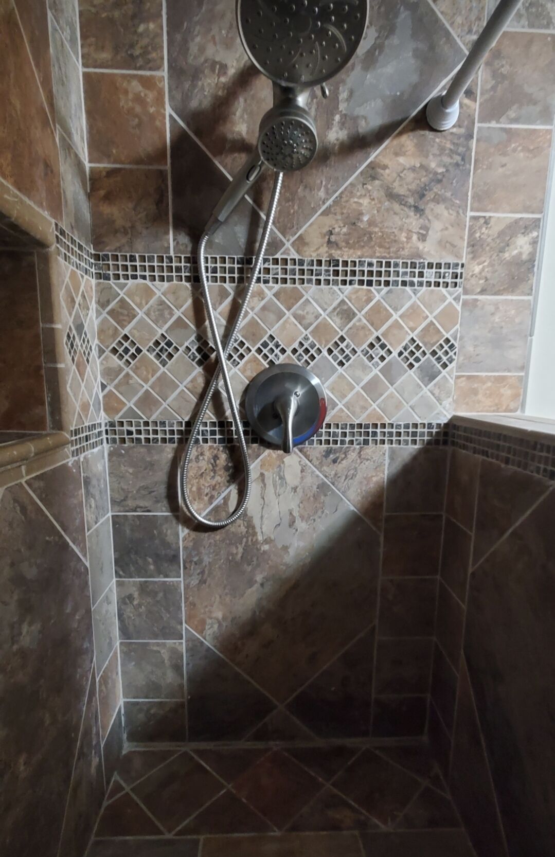 Shower, eco-friendly toiletries, hair dryer, towels