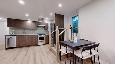 Brand new Furnished 2BDR Basement Apt-in the heart of  Toronto 