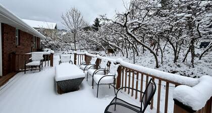 DEER CAVERN secluded 4 bedroom 2 bath house East Sandy base of Alta & Snowbird