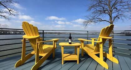 Experience lakefront luxury with spectacular views on Lake James, Indiana!