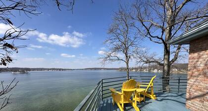 Experience lakefront luxury with spectacular views on Lake James, Indiana!