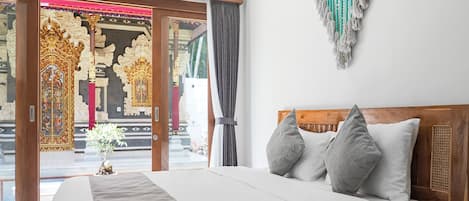 豪華雙人房 | 免費無線上網、床單