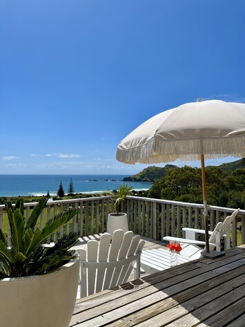 Cape-cod chairs with a view