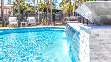 Una piscina climatizada