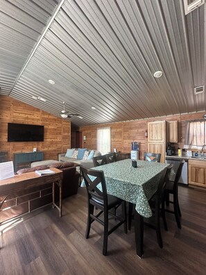 Dining - Lakeside House & Cabin Boat Ramp, Dock, & Fire Pit on Possum Kingdom Lake (Graham)