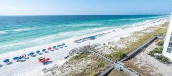 Beachfront! Modern newly remodeled high-end 3-bedroom condo at Shoreline Towers