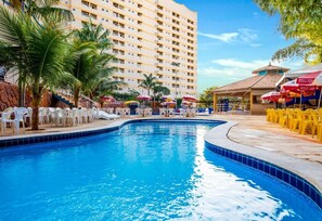 Terrace/patio - Resort Dolphin Gran Hotel  (Caldas Novas)
