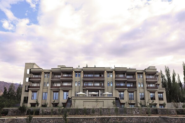 Fachada de la propiedad