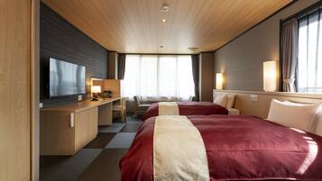Japanese Modern Style Room, For 4 People, Non Smoking | Memory foam beds, in-room safe, desk, blackout drapes