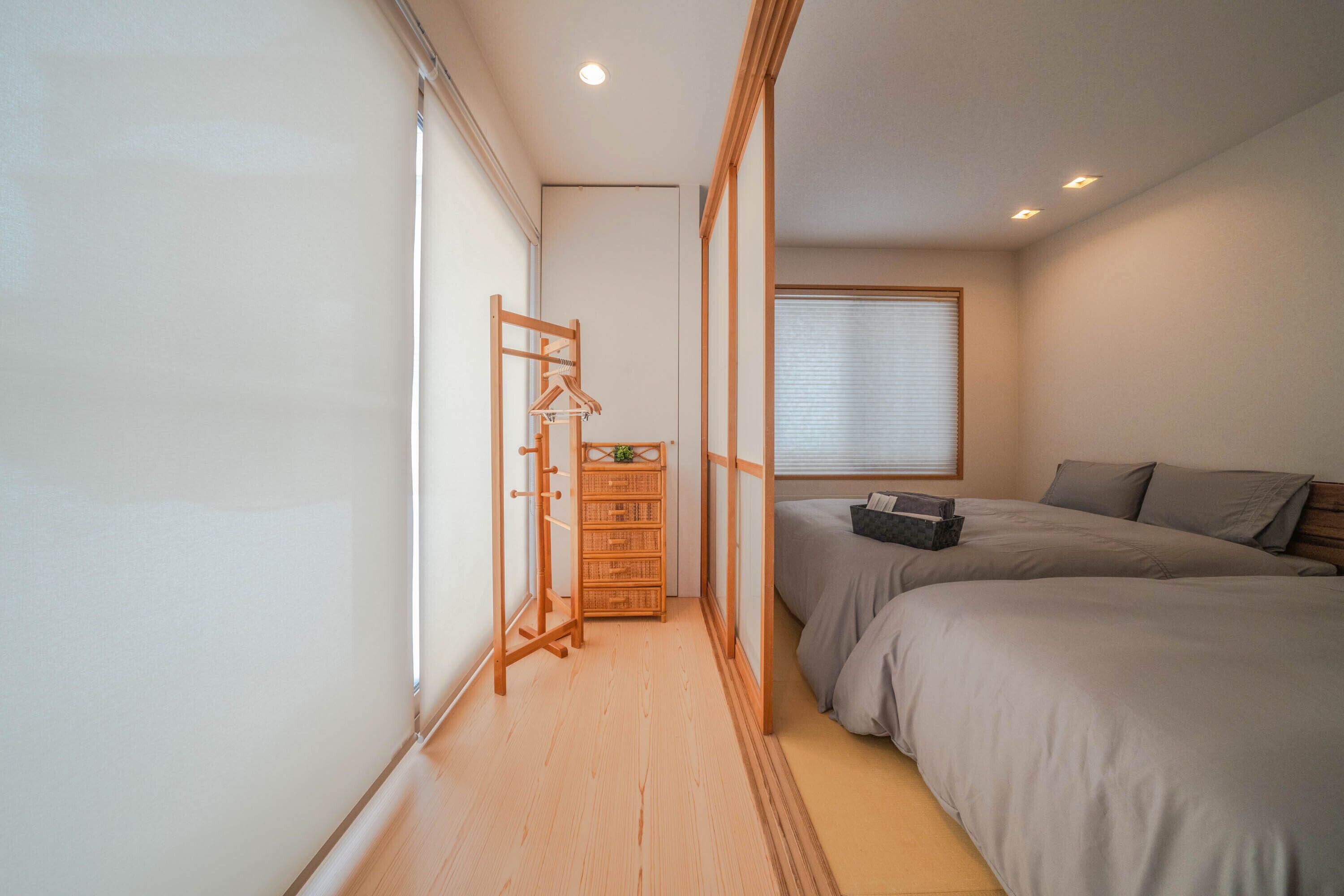 Blackout curtains, iron/ironing board, free WiFi