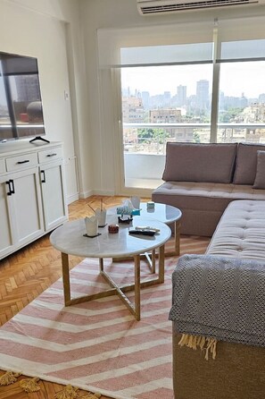 Living area - Modern Zamalek Condo by Marriott (Zamalek, Cairo)