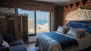 Grand suite (Suite Majestic) | 1 slaapkamer, verduisterende gordijnen, geluiddichte muren, beddengoed