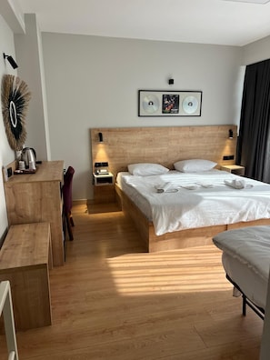 Kamar Eksklusif, pemandangan kota | Minibar, brankas, kedap suara, dan Wi-Fi gratis