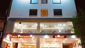 A hotel named "The Century Stays" with a visible restaurant and banquet area. -  The Century Stays (Jaipur)