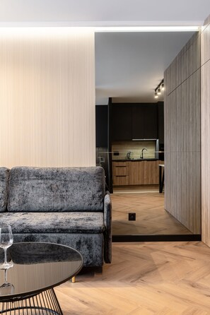 Deluxe-Apartment, Nichtraucher | Wohnbereich