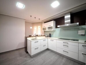 Fridge, microwave, oven, dishwasher - Apartment with city views and is located in Carballo. (Carballo)