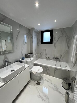 Villa | Bathroom - Elegant & Stylish Villas With Shared Pool in Crete (Hersonissos)