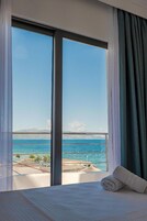 Camera quadrupla, vista mare | Insonorizzazione, Wi-Fi gratuito, lenzuola