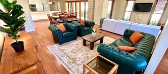 Grand retreat in peaceful street