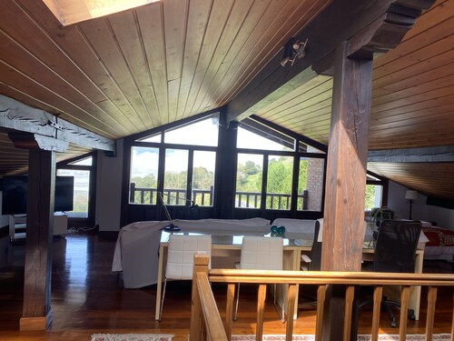 Goitisolo farmhouse, in the heart of the Urdaibai biosphere reserve.