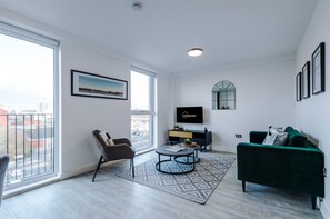 Apartment | Living area - Modern 2 bed Duplex Apartment (Salford)