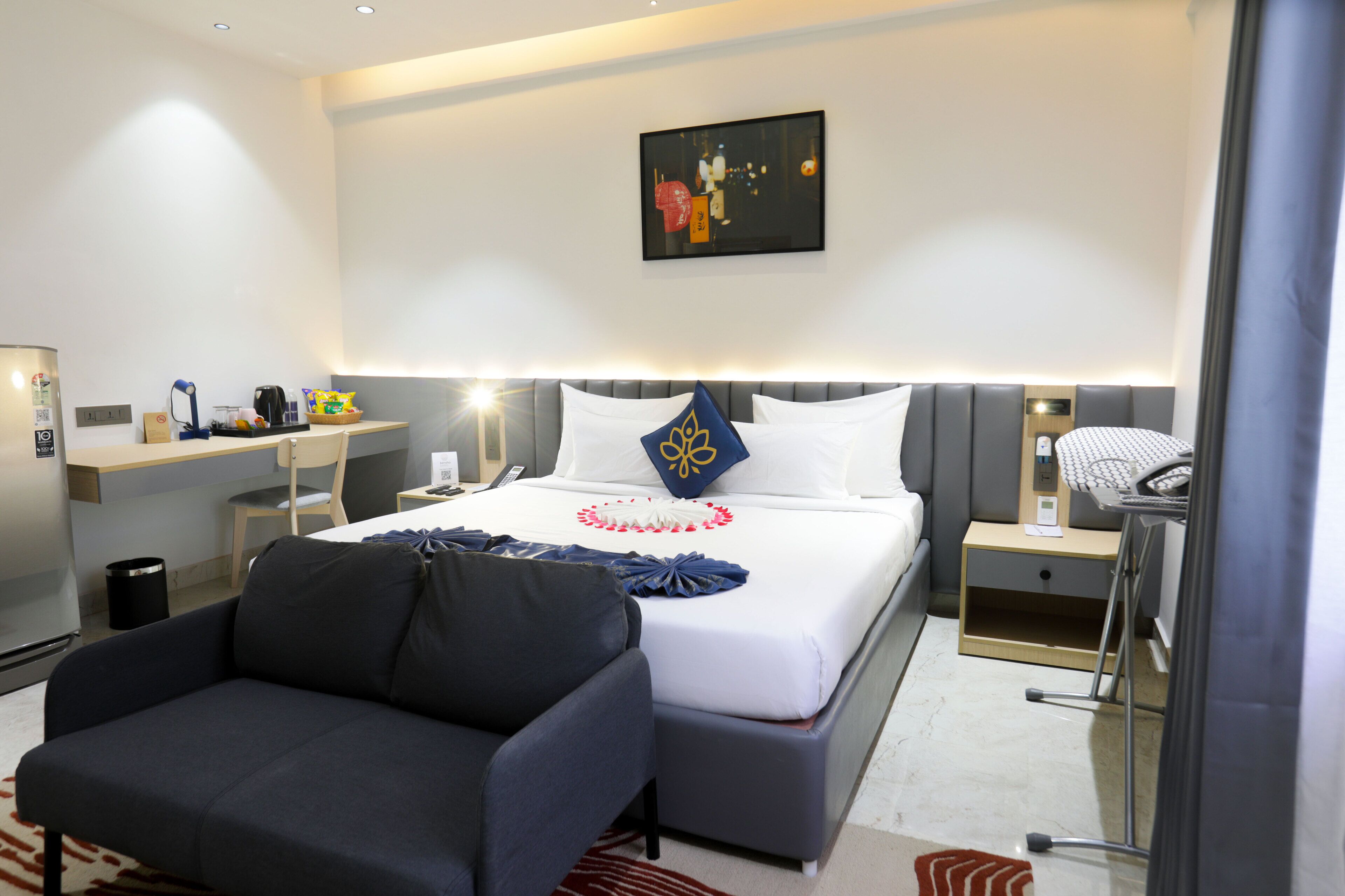 行政客房 | 防敏寢具、迷你吧、書桌、手提電腦工作空間