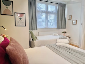 1 bedroom, iron/ironing board, Internet, bed sheets