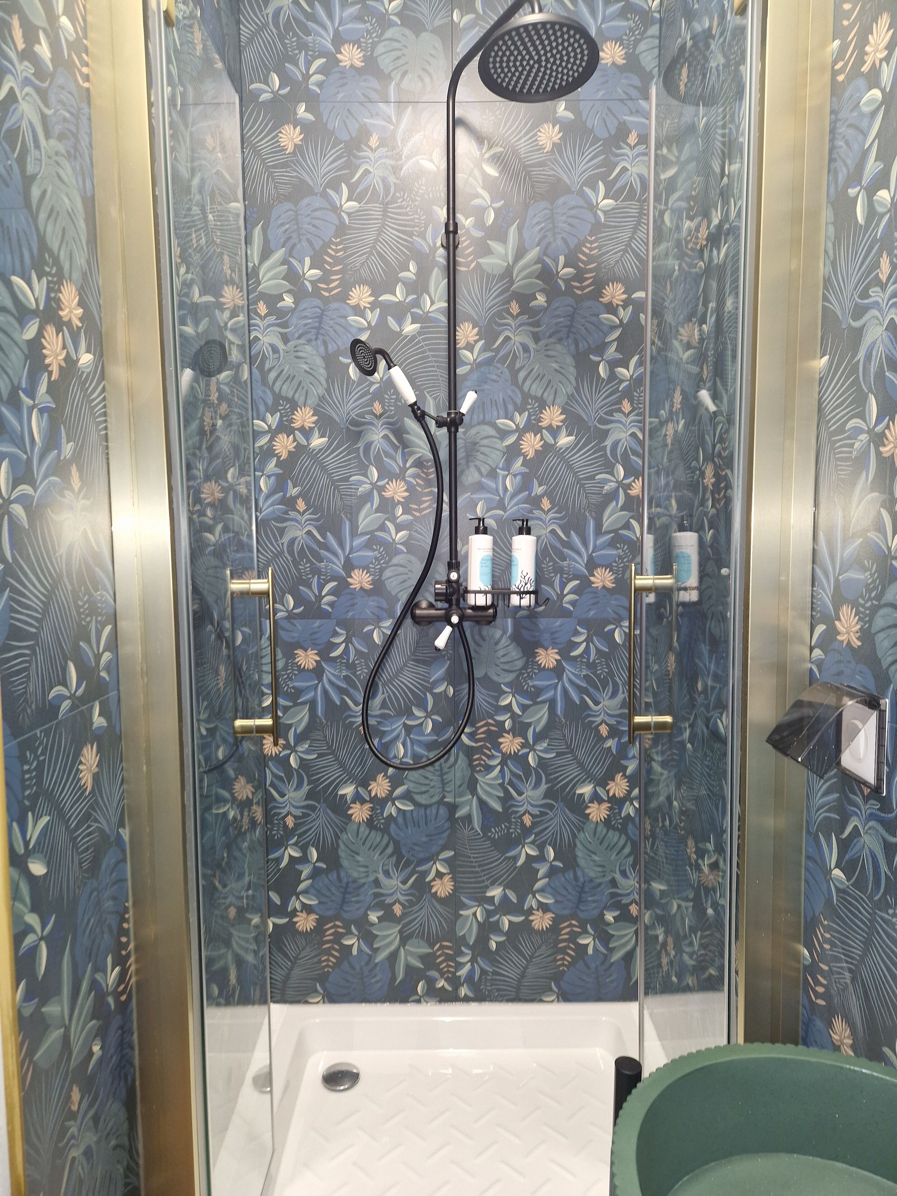 Comfort Room | Bathroom | Hair dryer, towels, soap, shampoo