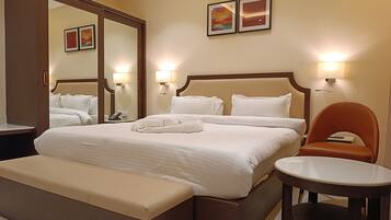 Dobbeltrom – business, hageutsikt | Sengetøy av topp kvalitet, safe på rommet og lydisolert